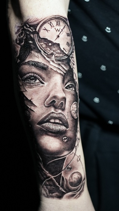 Tatuaż portret realistyczny